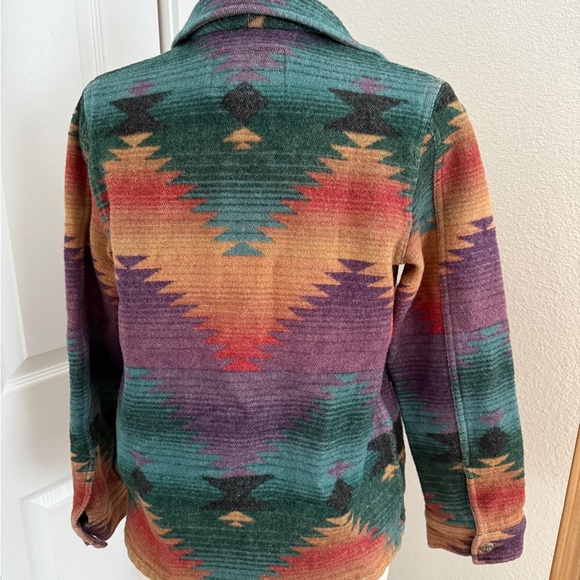 Vintage Ralph Lauren Southwestern Wool Jacket Small Aztec - Picture 2 of 10